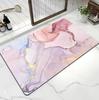 Diatom Printing Bathroom Thickening Mat Bath Non-slip Carpets In Wash Basin Bathtub Side Floor Rug Shower Room Doormat Memory Foam 3D Pad
