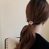The Minimalist Alloy Twisted and Simple Hair Band, Hair Tie, Hair Rope and Ponytail In A High-end Style