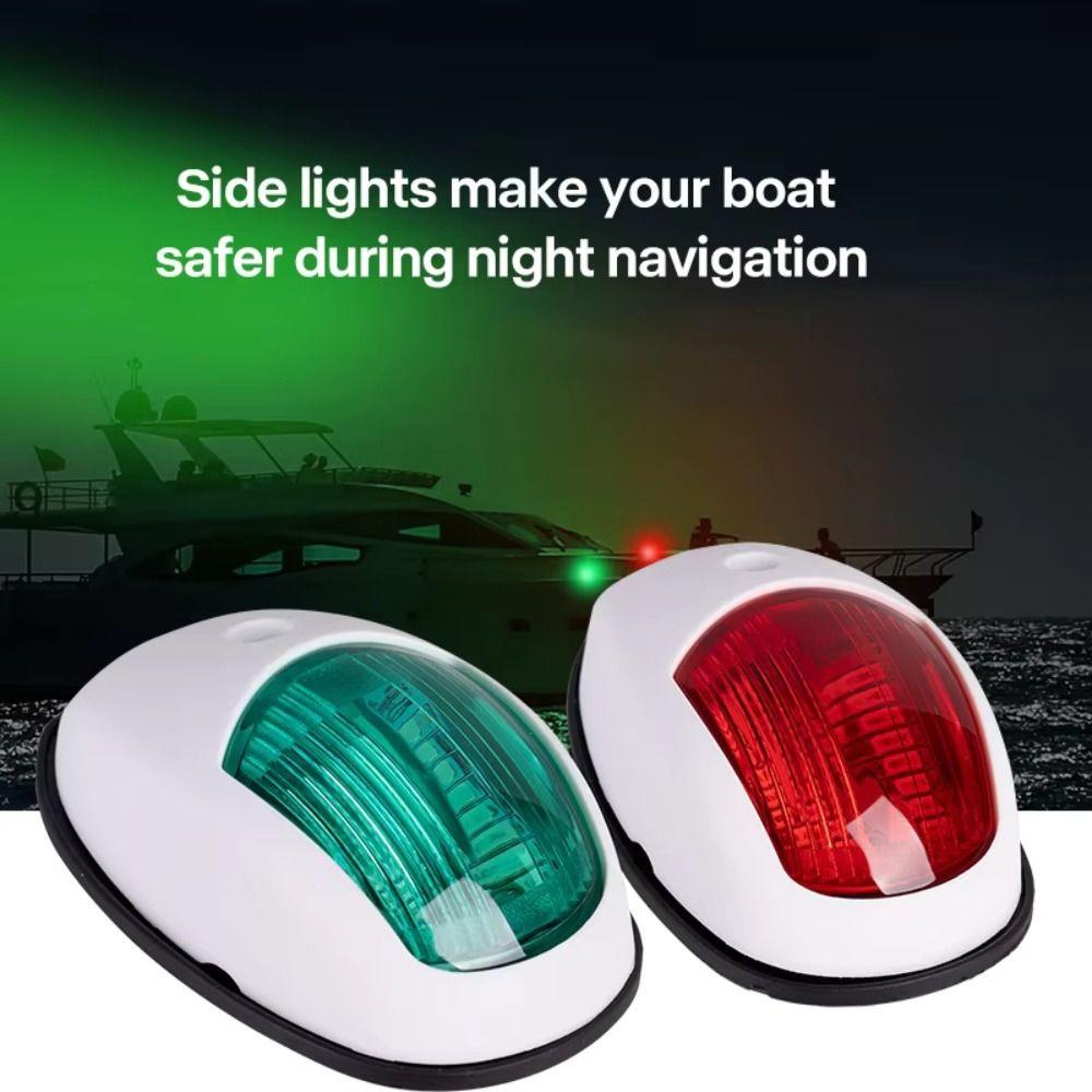 LED Marine Sounding Light LED Navigation Light Red and Green Warning Lamp  Fishing Boat