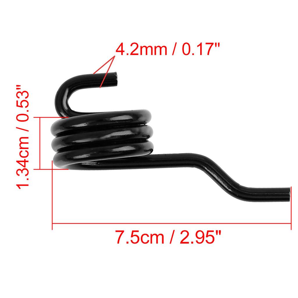 Motoforti 1pc 5pcs Motorcycle Main Bracket Kickstand Spring for CBT Return Spring Foot Kickstand Side Stand Spring 12.5cm Length