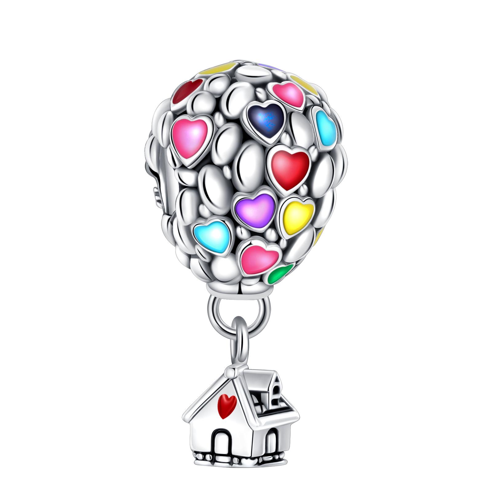 925 Silver Charm Daisy Flower Pendant 9 Models Zircon Safety Chain Charms Bead Fit Original Bracelets DangleDIY