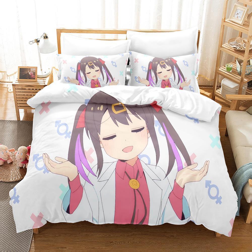 New Onimai IM Now Your Sister Bedding Collection Single Twin Full Queen King Size Bed Collection Adult Kid Bedroom Duvet Cover Collections 3D Anime