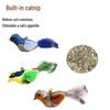 Chirping Bird Cat Teaser: Bite-Resistant, Feathered, Self-Play Toy for Boredom Relief