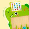 Dinosaur Egg Magnetic Four Color Placement Game, Color Sorting Skills Training Wooden Toy, Hand Eye Coordination Toy, Color Toys