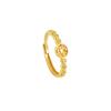 National Trend Ring Retro Hollow Coin Ring Female Design