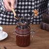 Vintage Ruční Mlýnek na Kávu Miniaturní Dřevěný Mlýnek na Kávová Zrna pro Domácí a Kancelářskou Výstavu Klasický French Press