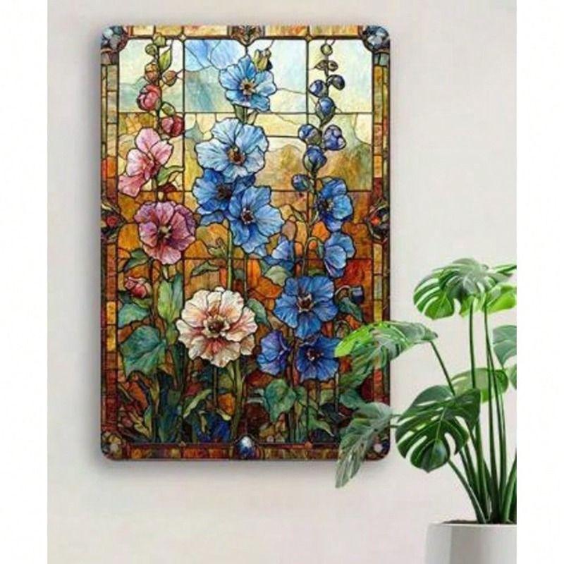 Vintage Metal Painting for Living Room Kitchen Studio Garage Wall Decor