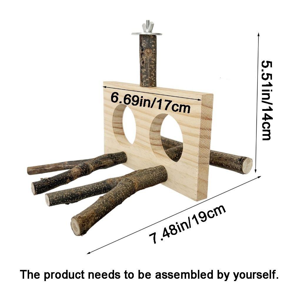 Detachable Parrot Parrot Perch Natural Bird Stand Perch For Parakeet Budgie Cockatoos