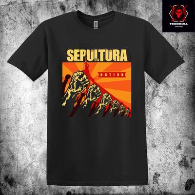 26 Sepultura Nation Heavy Metal Rock Band Tee Unisex Heavy Cotton T-SHIRT S-3XL  Unisex T-Shirt
