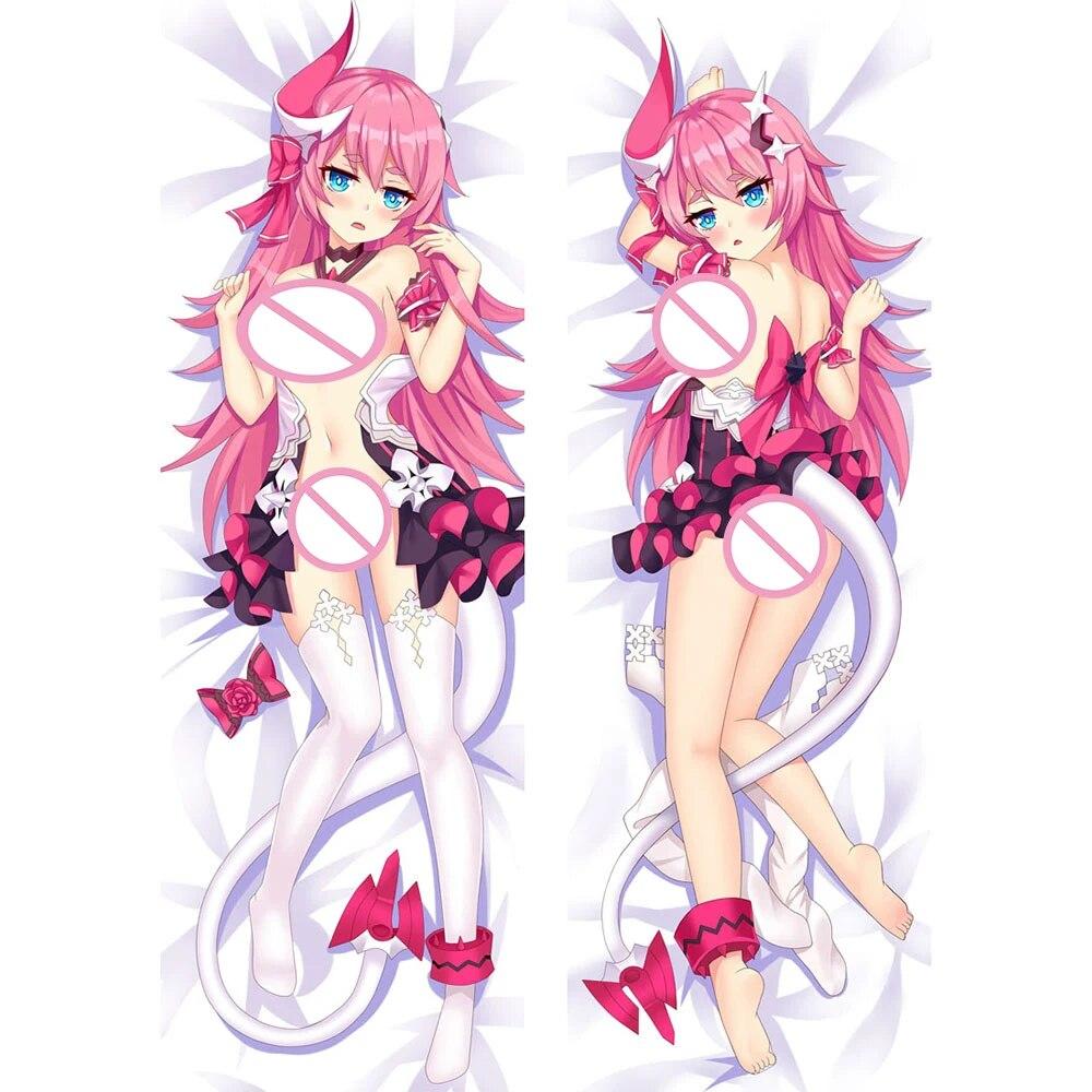 Honkai Impact 3rd Elysia Dakimakura, декоративные наволочки для обнимания тела, чехол для подушки отаку, обнимающий тело A 40x120cm Peachskin