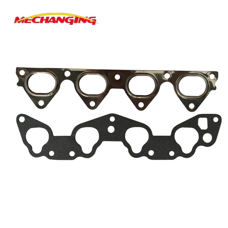 For HONDA CONCERTO OR CIVIC ZC D16Z2 D15B Intake Exhaust Manifold Engine Parts Engine Rebuild Kits Engine Gasket 17105-P00-T01