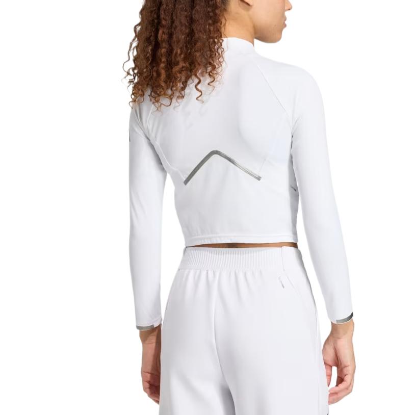 Adidas Climacool Stand Collar Moisture Wicking Breathable Tennis Shirt Women tops KW1925
