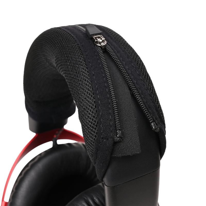 Breathable Mesh Cloth Headband Pad Cover Washable Headbeam Cushion Sleeve for Dedicated Model Headphone Comfort