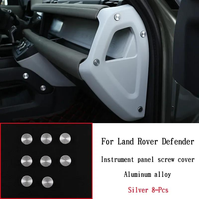 

For Land Rover Defender 90 110 130 2020-2025 Aluminum Alloy Car Door Dashboard Screw Covers Trim Interior Car Accessories