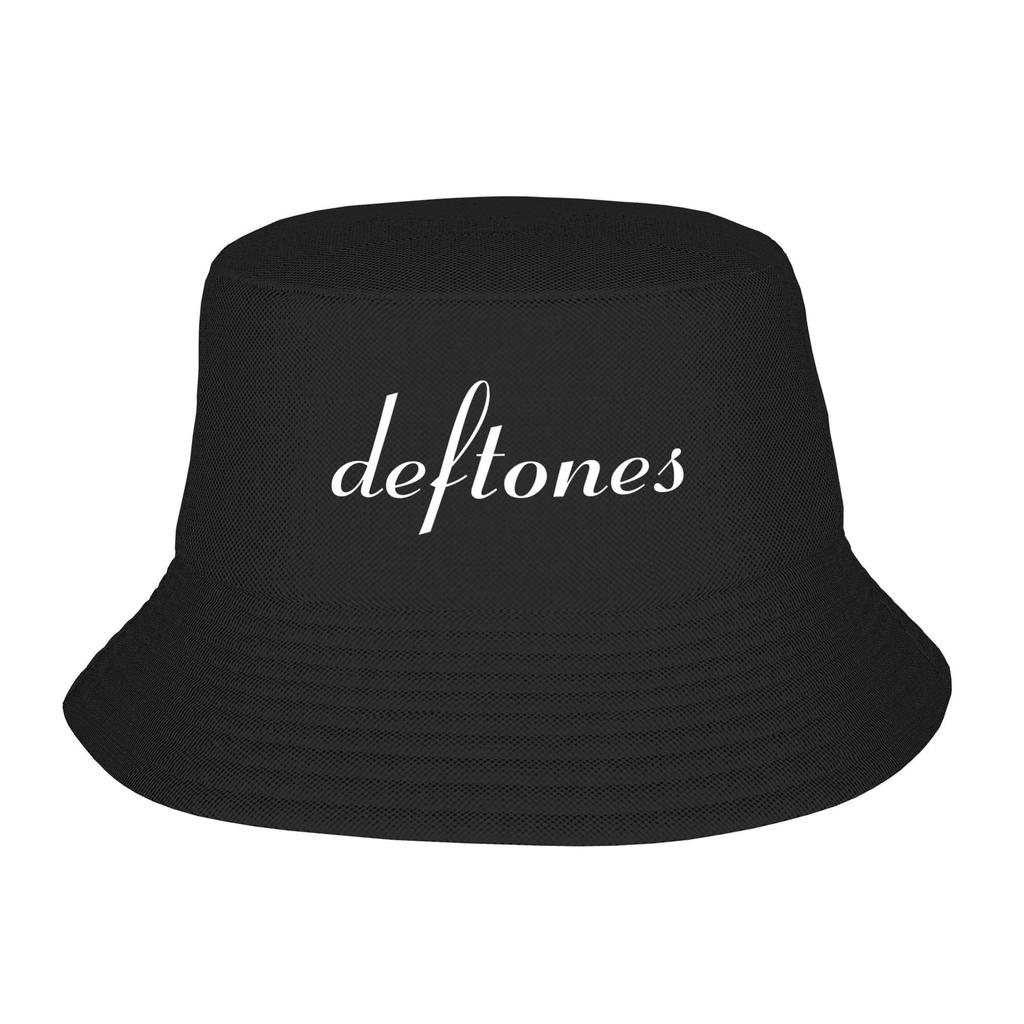 Metal Punk Rock Deftones Bucket Hat Panama Bob Hats Outdoor Cool Reversible For Summer Beach Fishing Unisex Fisherman Caps