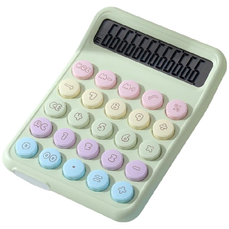 Fun and Functional 12Digit Calculator with Ergonomic Design Mechanical Keyboard Calculator for Accurate Input
