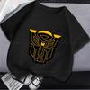 Transformers Kid Clothes Girl Boy Summer TShirt Baby Combination Tees Shirts Kawaii Kid Casual Clothes Girl Boys Harajuku Tops