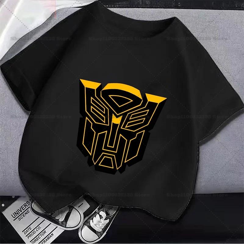 Transformers Kid Clothes Girl Boy Summer TShirt Baby Combination Tees Shirts Kawaii Kid Casual Clothes Girl Boys Harajuku Tops