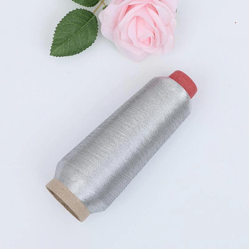 1/2Pcs Manual Bright Silk Gold Thread Silver Thread Computer Embroidery Cross Silk Thread Diy Tassels For Weaving Supply