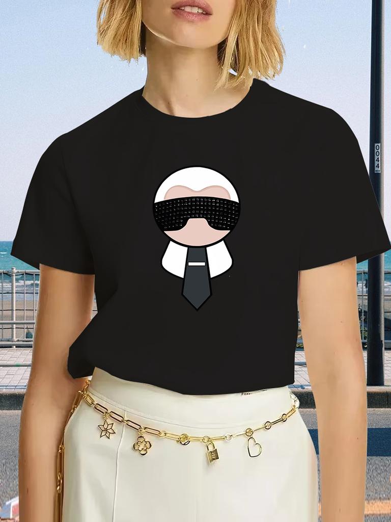 Letnia Moda Męski T-shirt Trendowy Casualowy Bawełniany T-shirt Krótki Rękaw Luksusowa Marka T-shirt Męski Damski Odzież Y2k Topy Unisex