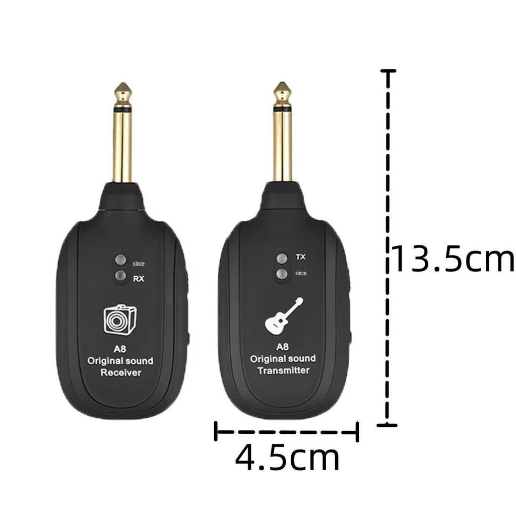 A8 Wireless Transmitter/Receiver for Guitars, Bass, Wind Instruments, and More