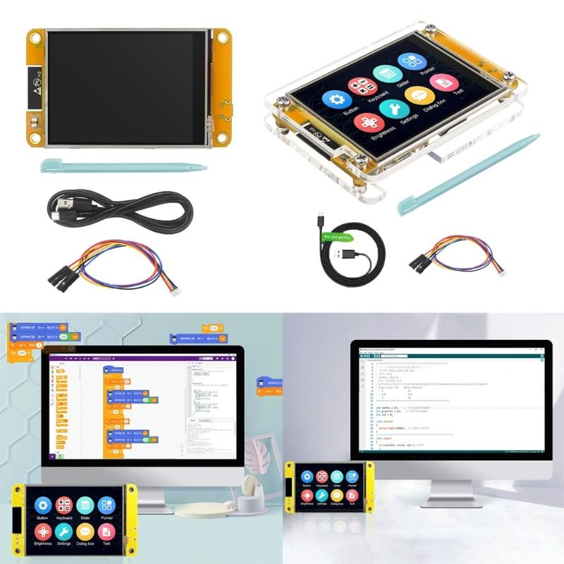 2.8inch ESP32 Display ESP32-2432S028 Resistive Touch Screens 240x320 TFT LCD Module Development Board Adapter Module