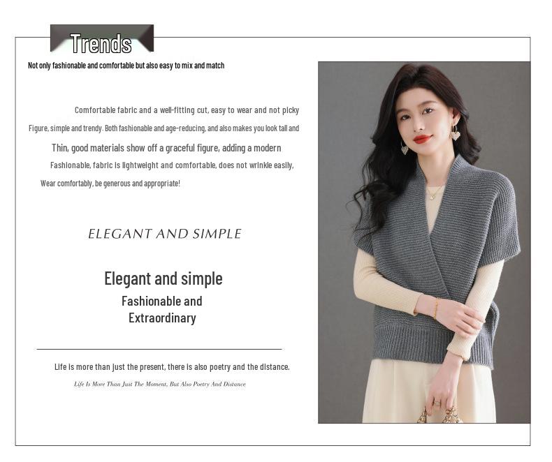 Women's Knitted Pullover Sweater Vest - Spring/Autumn Fashion (2025)