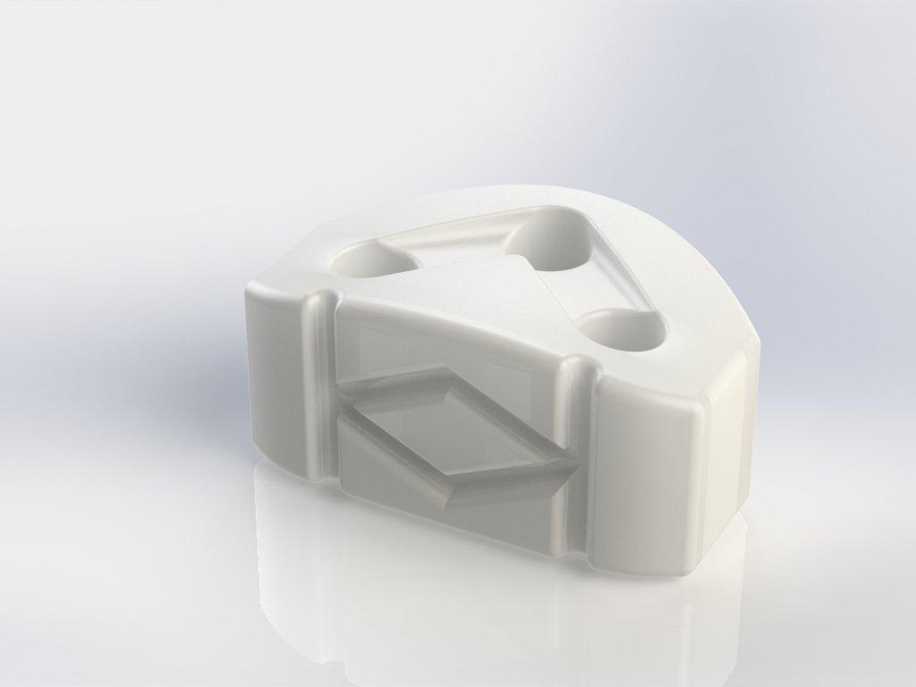 

ROSETTE Розетка Завязка Алмазная Надежная Tiblock D2 Белая