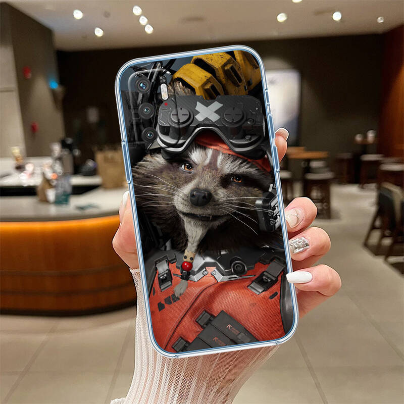 Rocket Raccoon Phone Case for Motorola Edge 20 30 S30 40 50 Fusion Lite Plus Pro Ultra Neo One Action Zoom Hyper Power Macro Vision