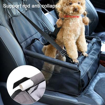 Coussin de sécurité pour siège auto pour chat et chien, prévient le mal des transports et transporteur de voyage confortable, transporteur pour animaux de compagnie