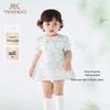 YEEHOO Baby Girls' Chinese Style Summer Breathable Bodysuit