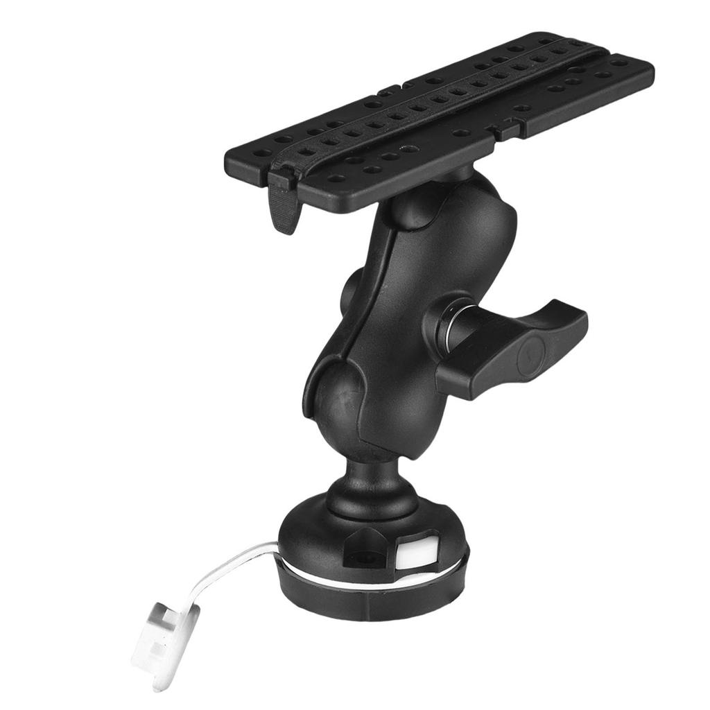 Fish Finder Mount with Rectangular Base Adjustable Kayak Rail Installation System Fishing Accessories