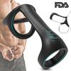 Cock Ring for Men Ejaculation Delay Penis Ring Silicone Chastity Cage Adult Goods  Sex Toy for Couples Sex Shop