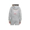 Jordan Damska bluza z kapturem Flight Fleece Szara DB9067-063