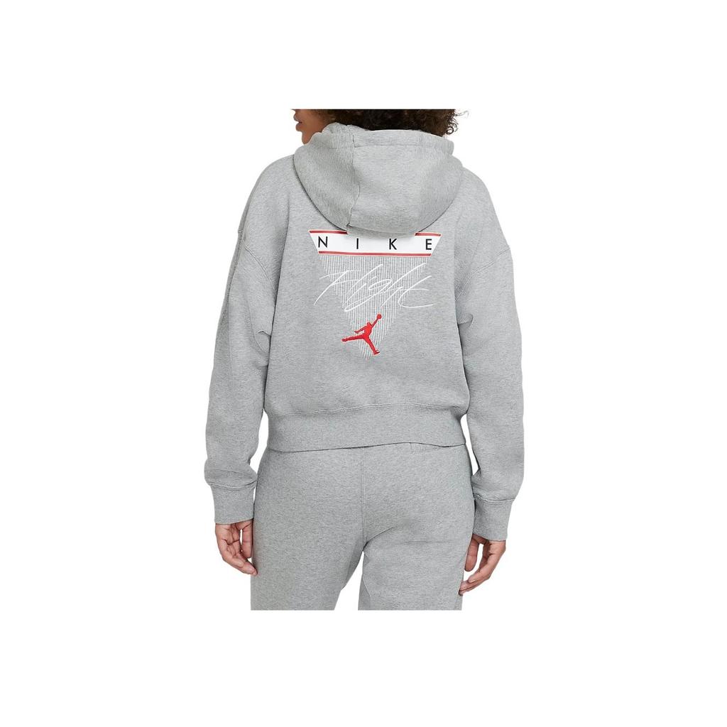 Jordan Damska bluza z kapturem Flight Fleece Szara DB9067-063