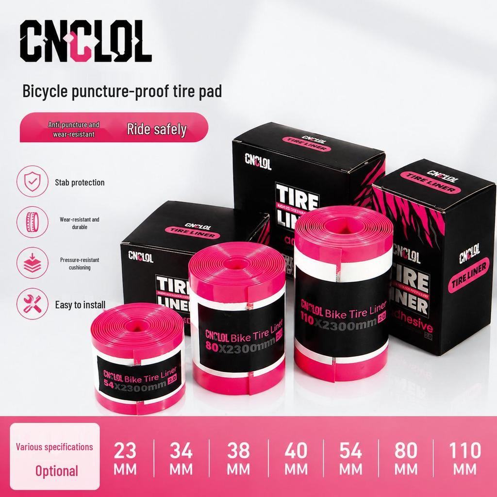 CNCLOL TPU Anti-Puncture Tire Liner - Thick Inner Tube Protection for Mountain and Road Bikes