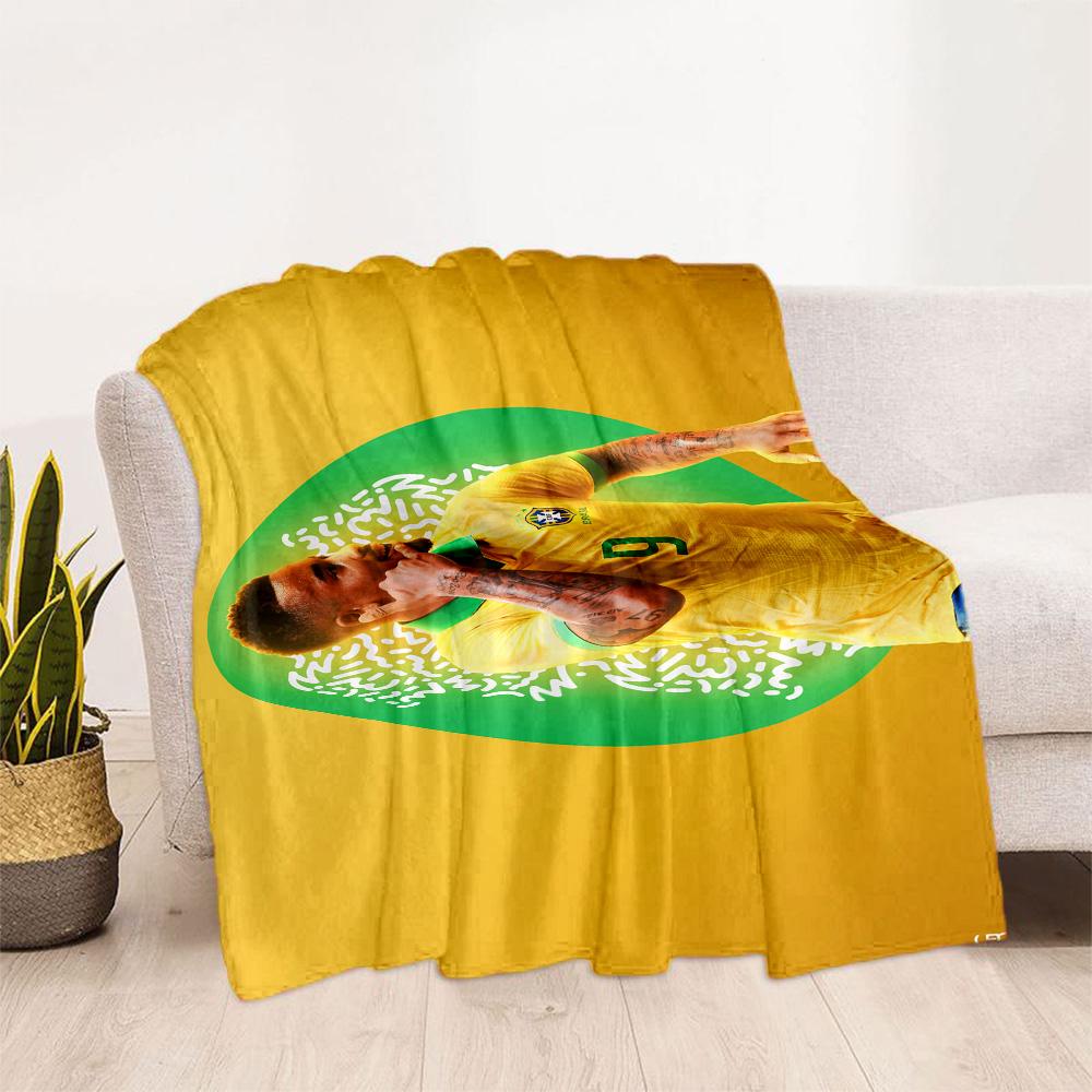 Brazilian Celebration Blanket Warmthful Decor Great for Chair Picnics Bed Four Seasons Multipurpose Warmthful Decor