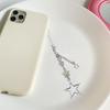 Stylish Star Beaded Phone Chain Alloy Material Star Keychain Bag Decoration