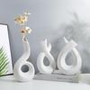 Nordic Irregular Ceramic Vase for Dried Flowers: Modern Home Decor Ornament