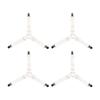 4-Piece Adjustable Non-Slip Triangle Sheet Strap with Clear Elastic Clips - For sofa cushions and bedding, sheet straps