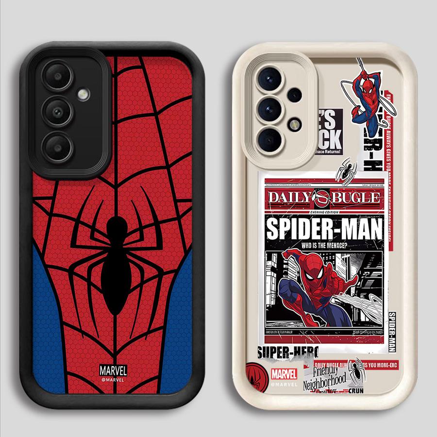 Case for Samsung Galaxy A26 A22 A14 A24 A13 A33 A56 A16 A23 A12 A34 A36 A32 Soft Shell Marvel Spider Man