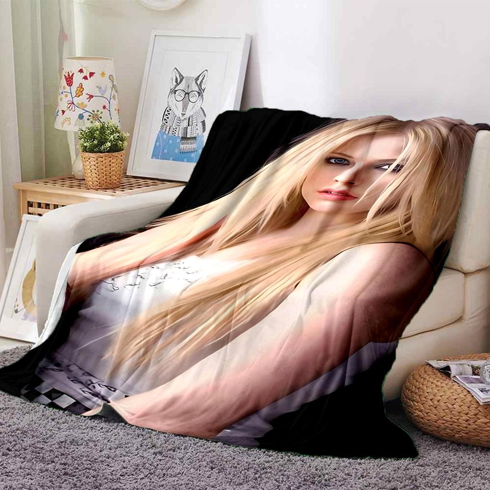 Golden Hair Dreamscape Blanket Soft Throw Blanket For Home Bedroom Bed Sofa Travel Office Solid Christmas Blanket