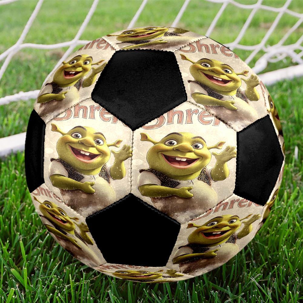 Shrek Theme Size 5 Soccer Ball, Suitable for Both Indoor and Outdoor Matches, a Gift Suitable for Everyone.
