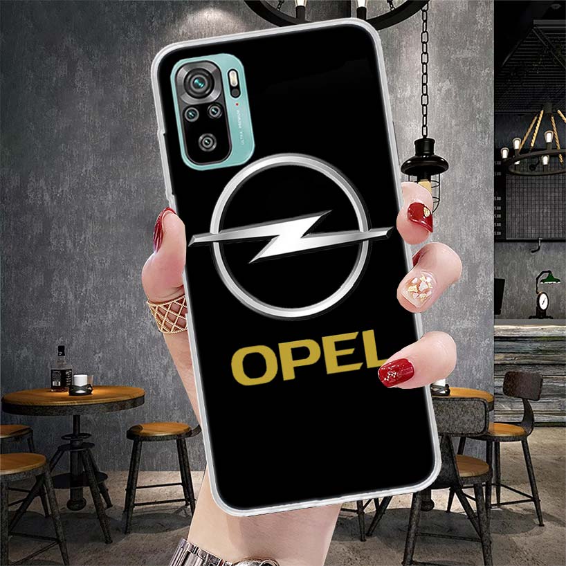 Opel Logo Car Soft Phone Case For Xiaomi Redmi Note 15 14 14S 13 12 Pro Plus 12S 11 11S 11E 10 10S 11T 5G Fundas Coque Redmi Not