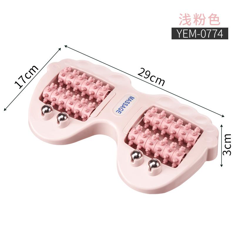 

Foot Roller Massage Trigger Point Reflexology Muscle Relax Massager Spa Yoga Fascia Roller Anti Cellulite Foot Massager Tools розовый