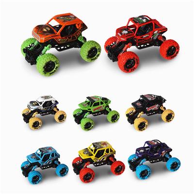 Resistant Shock Absorber Off-Road Vehicle Model Children Creative Climbing Pullback Double-Drive Toy