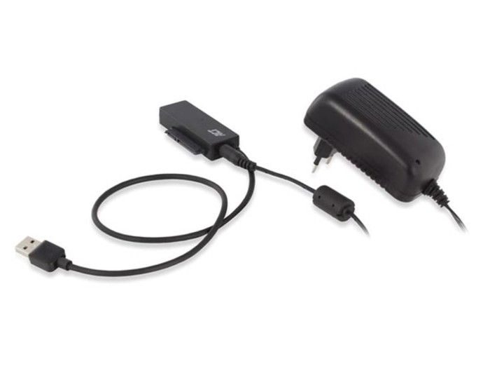 ACT Câble adaptateur USB 3.2 Gen1 vers SATA 2.5" / 3.5" pour SSD/HDD avec alimentation électrique