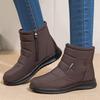Neue Damenstiefel Wasserdichte Schneestiefel für Winterschuhe Damen Reißverschluss Stiefeletten Winter Botas Femininas Warm halten Botines Damen