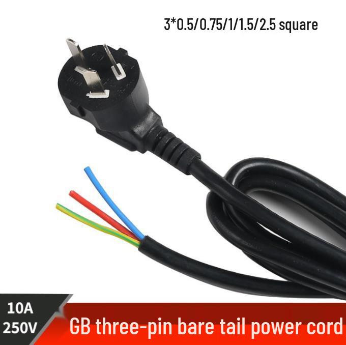 High-Power European Standard Server AC Power Cord, Pure Copper Core, C19 IEC 320 Connector