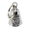GUARDIAN BELL AMGB Biker Bell, Key Holder, Protective Talisman/Amulet for Safe Driving, pewter
